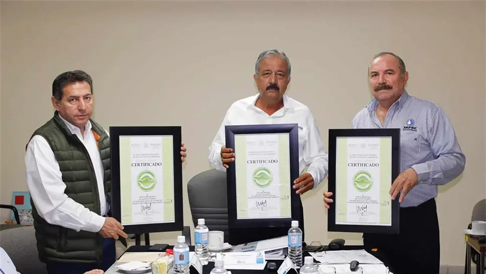 Recibe JAPAC títulos de asignación y certificados de calidad ambiental