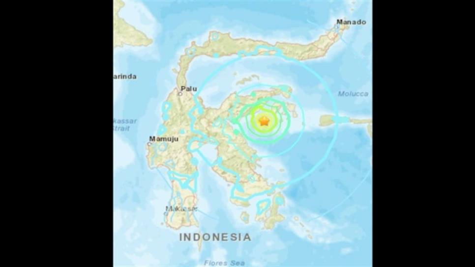 Terremoto de magnitud 6.8 azota Indonesia; hay alerta de de tsunami
