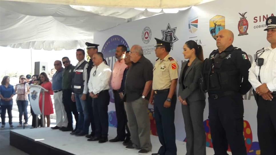 Arranca operativo de Semana Santa en Mazatlán