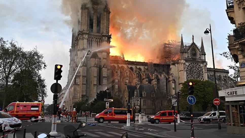 Colossus, el robot clave para controlar el incendio de Notre Dame