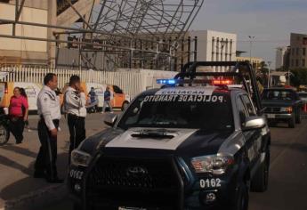 Despliegan fuerte operativo de seguridad en el estadio Banorte