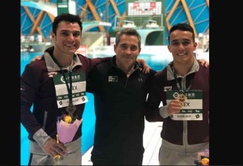 Yahel Castillo y Juan Celaya con bronce en Serie Mundial de Clavados