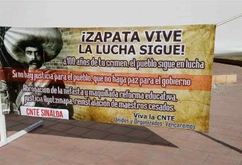 Protesta la CNTE en Guasave; exige abrogación de reforma educativa de AMLO