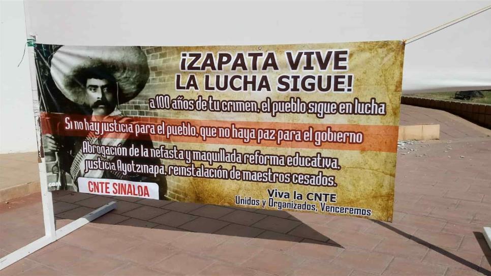 Protesta la CNTE en Guasave; exige abrogación de reforma educativa de AMLO