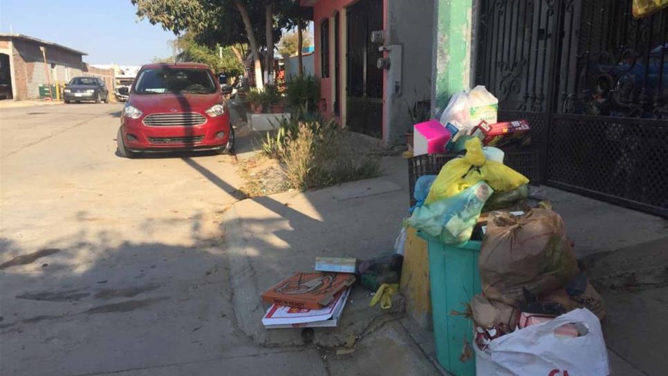 Una semana sin recoger la basura en colonias de Mazatlán