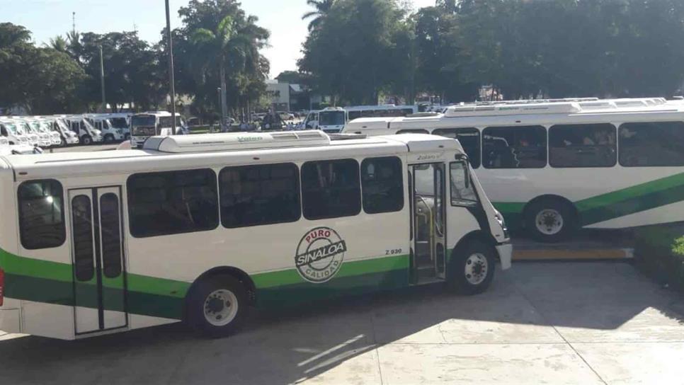 Retiran 41 camiones de circulación en Culiacán