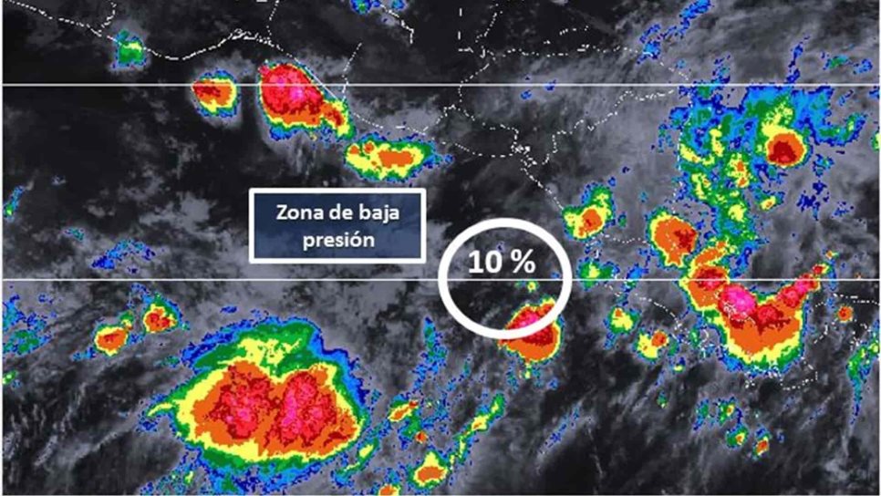Meteorológico vigila zona de baja presión en el Océano Pacífico