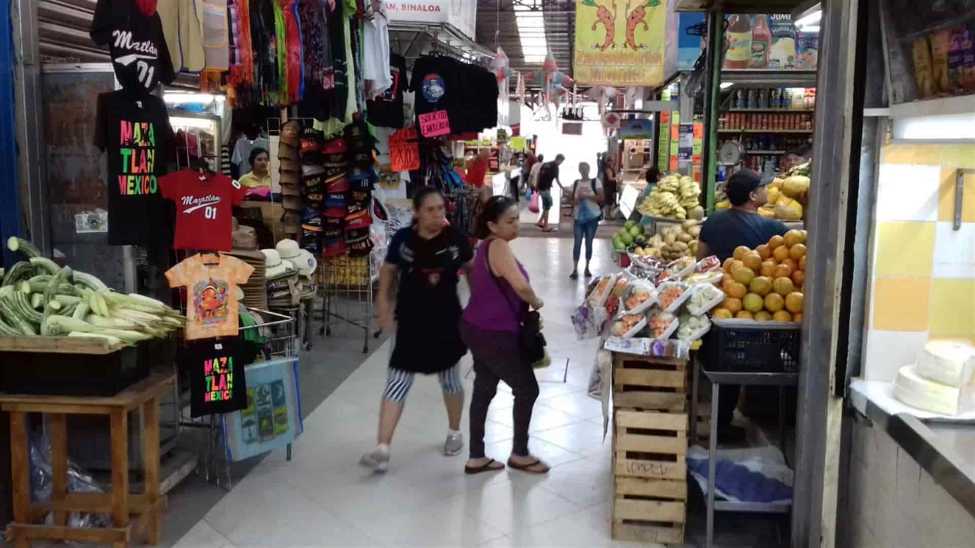 Reportan bajas ventas en el Mercado Pino Suárez de Mazatlán