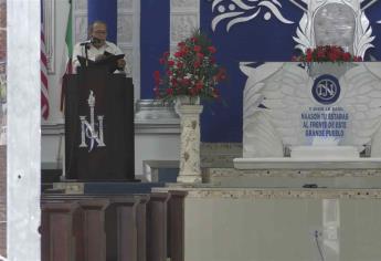 Iglesia de La Luz del Mundo con actividades normales en Los Mochis