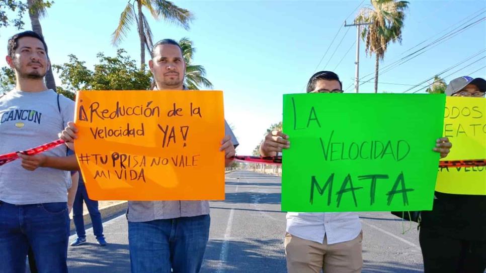 Se manifiestan ciudadanos para exigir respeto a peatones