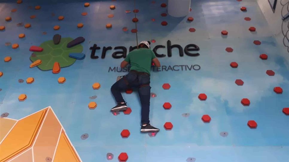 Trapiche abre su muro de escalar, único en su tipo en la ciudad