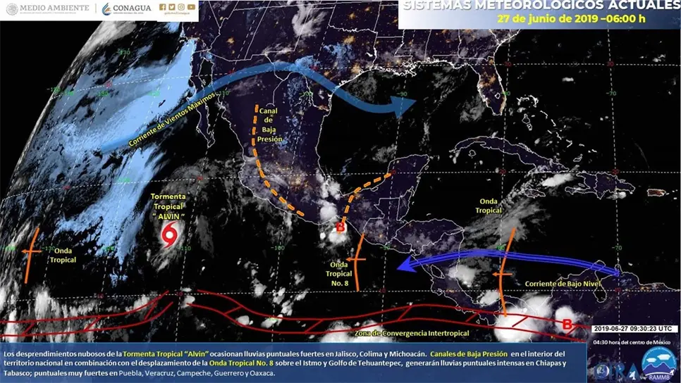 FOTO: Twitter @conagua_clima.