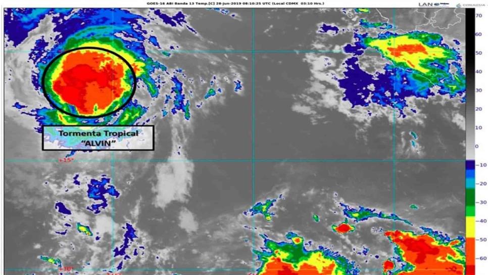 Alvin pierde fuerza y se degrada a tormenta tropical Alvin pierde fuerza y se degrada a tormenta tropical