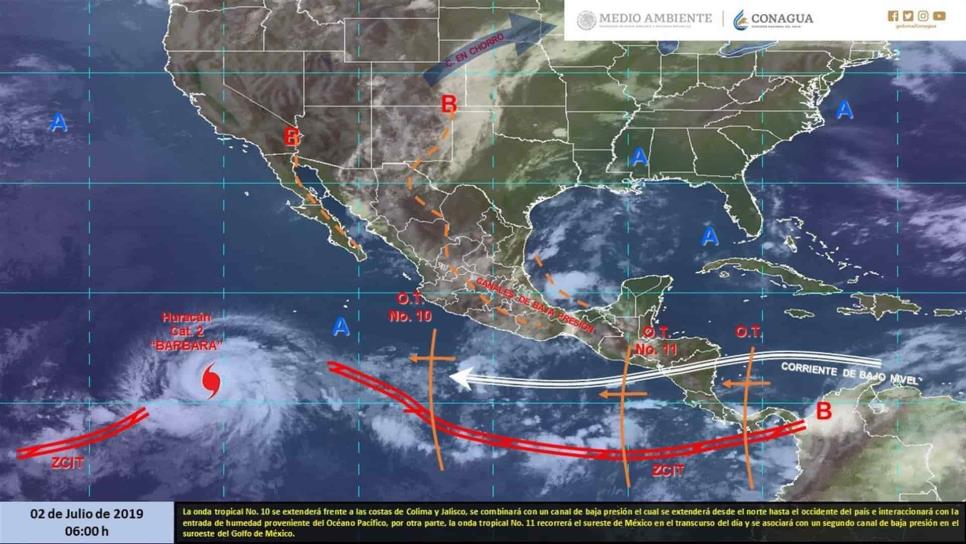 Termómetro rebasará los 45 grados Sinaloa, Sonora y Chihuahua