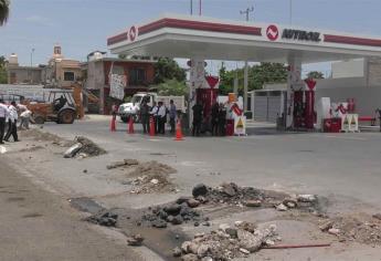 Retiran barricada en gasolinera de la San Francisco