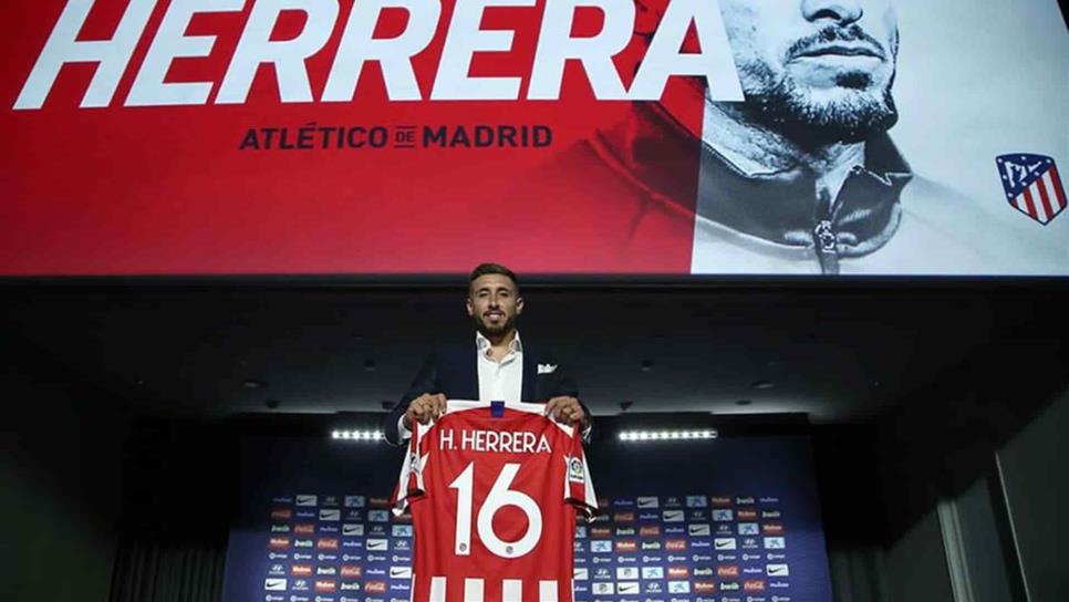 Presentan a Héctor Herrera con el Atlético de Madrid y portará el “16”