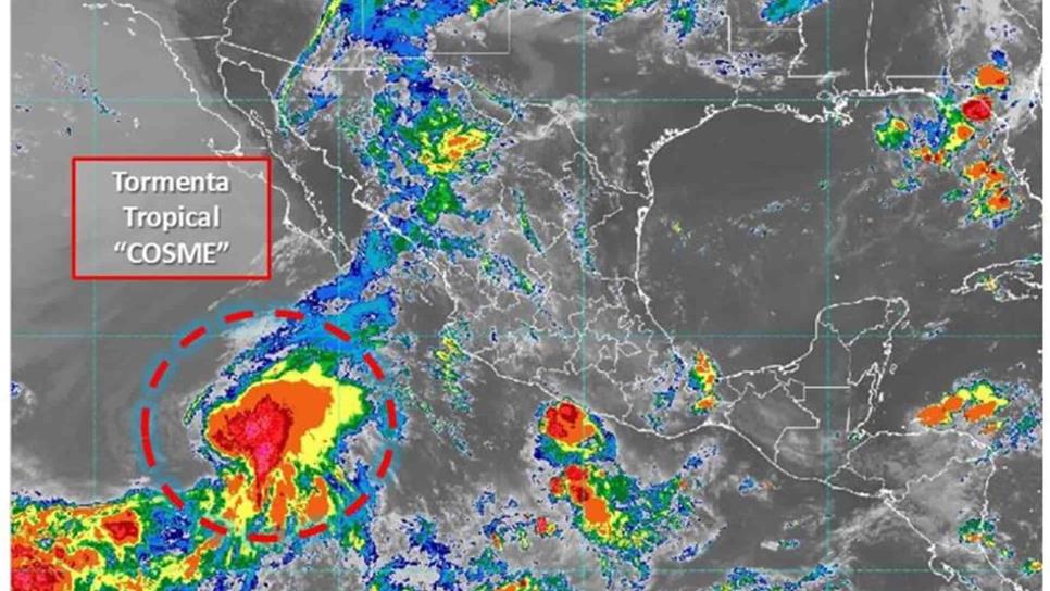 Se forma tormenta tropical Cósme en el Pacífico Se forma tormenta tropical Cósme en el Pacífico