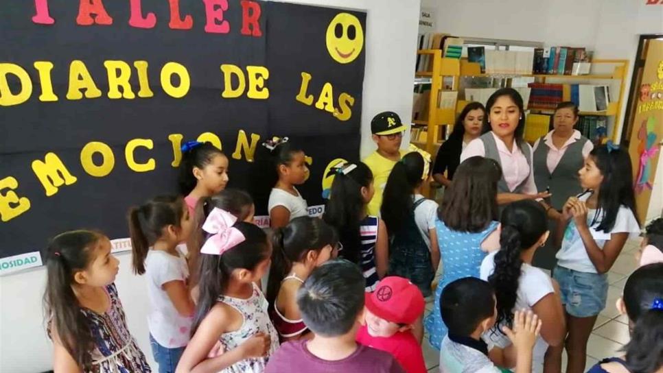 Cultura inicia talleres infantiles en bibliotecas públicas de Mazatlán