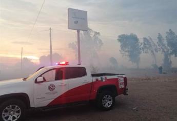 Evacuan a 22 familias por quema de soca en La Higuerita, Culiacán