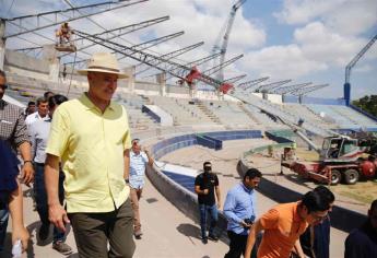 Estadio de Algodoneros no se concluirá para esta temporada, adelanta gobernador