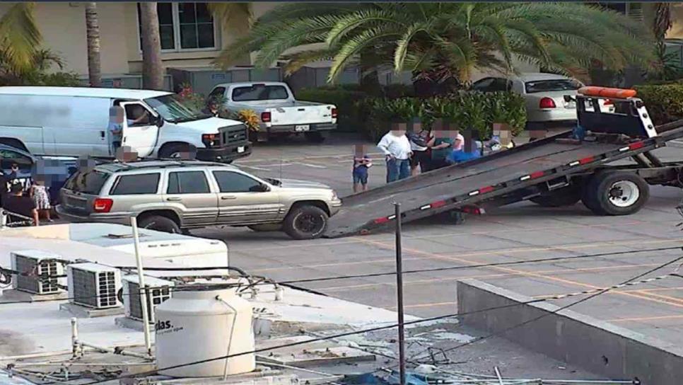 Aseguran camioneta con placas sobrepuestas en Culiacán Aseguran camioneta con placas sobrepuestas en Culiacán