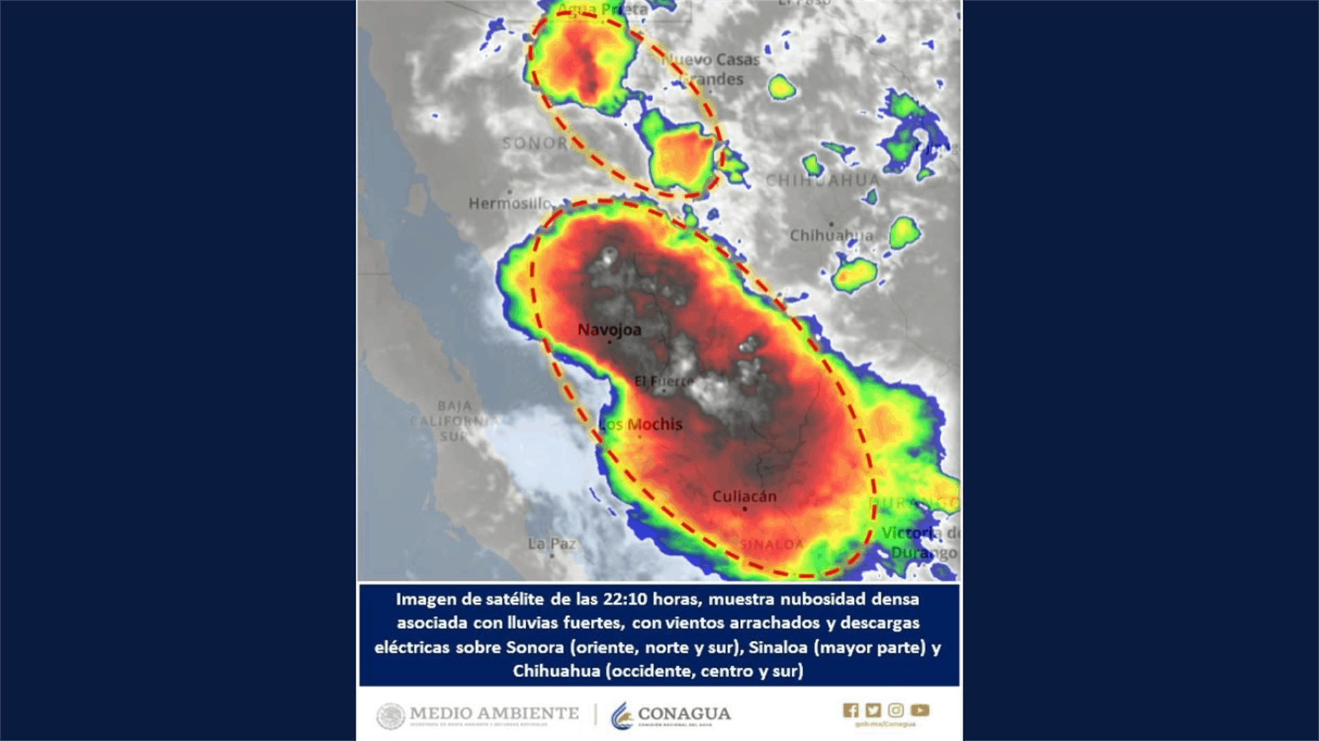 FOTO: Twitter @conagua_clima.
