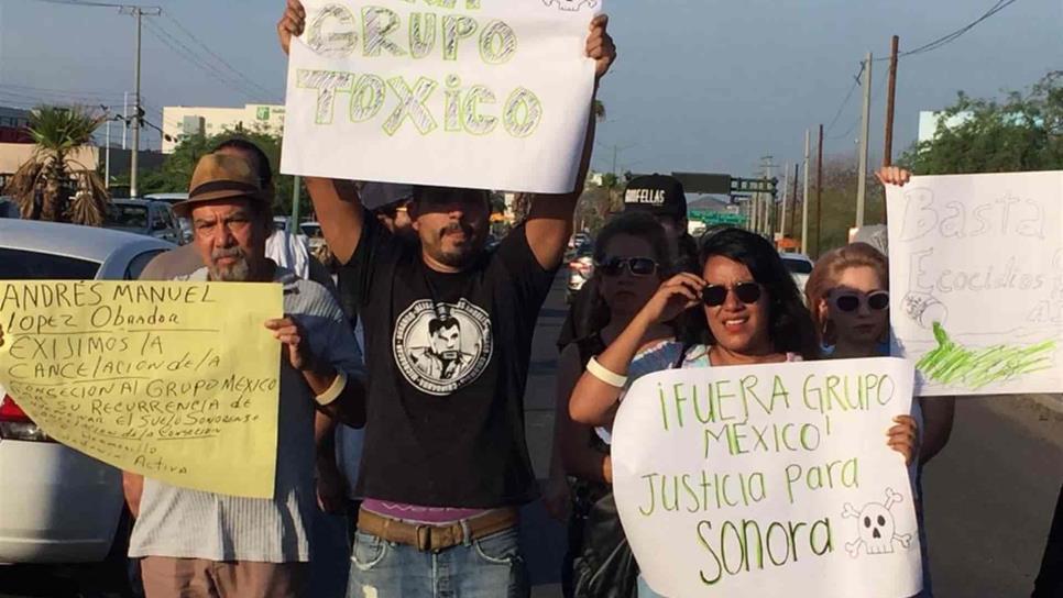 Se manifiestan contra Grupo México por ecocidio en Mar de Cortés