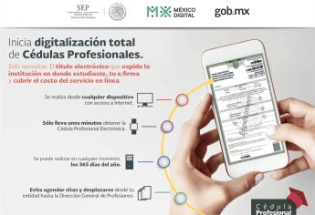 Ya es posible obtener títulos y cédulas profesionales digitales en línea