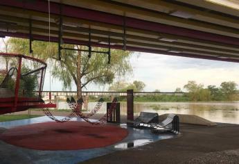 Amanece Parque Acuático a punto de ser inundado por el río Culiacán