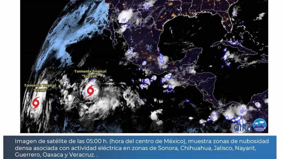 Se forma en el Pacífico la tormenta tropical Flossie