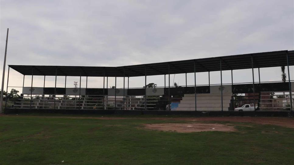 Destinan más de medio mdp en alumbrado de estadio de beisbol de Teacapán