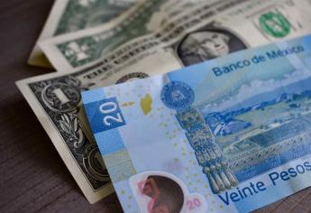 Peso mexicano se cotiza en menos de 20 unidades por dólar, el mejor nivel en 2 meses