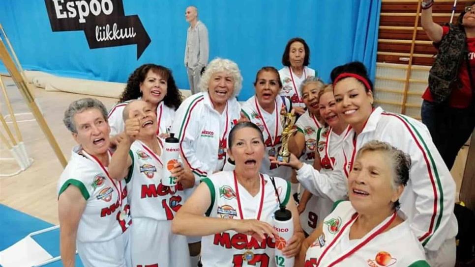 Abuelitas mexicanas se proclaman Campeonas en Mundial de basquetbol