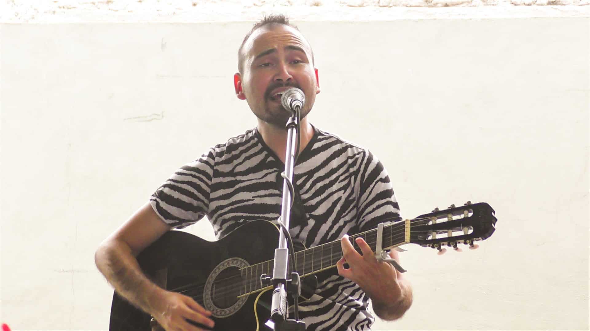 Danilo Bossal, trovador mochitense. FOTO: Martín Ruiz.