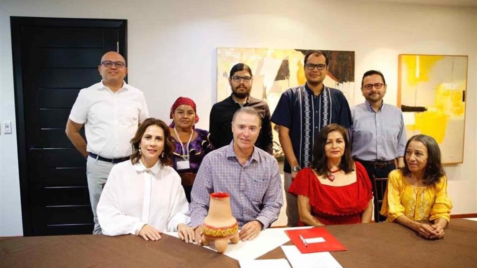 Gobernador se reúne con artistas sinaloenses destacados