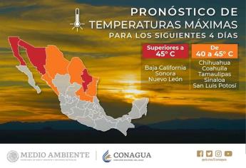 Pronostican calor, nublados y lluvia para Sinaloa