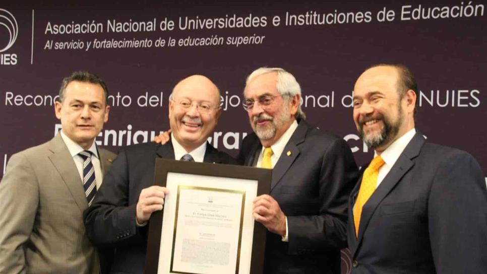 Reconoce ANUIES el trabajo y liderazgo del Rector de la UNAM