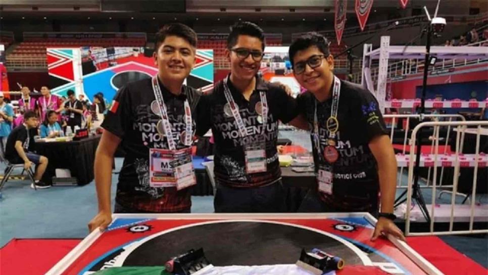 Mexicanos ganan concurso internacional de robótica en China