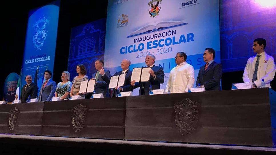 Gobernador y Rector de la UAS inauguran ciclo escolar 2019-2020