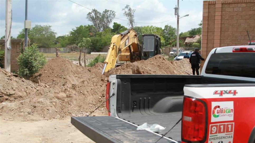 Derrumbe en zanja deja un trabajador lesionado en Culiacán