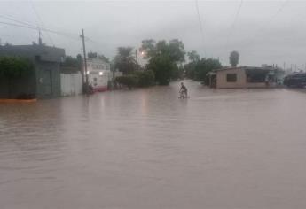 Efectos de “Ivo” provocan inundaciones en Guasave