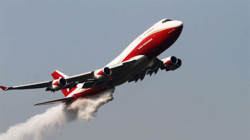 Avión Supertanker llega a Bolivia para combatir incendios forestales