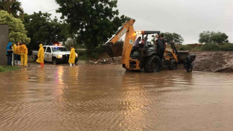 Supervisa PC zonas bajas en Los Mochis; se inunda Las Mañanitas