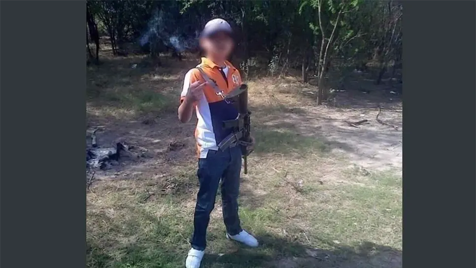 Juanito pistola, niño sicario del CDN abatido en Nuevo Laredo