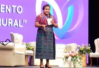 Rigoberta Menchú pide a mujeres mantenerse empoderadas