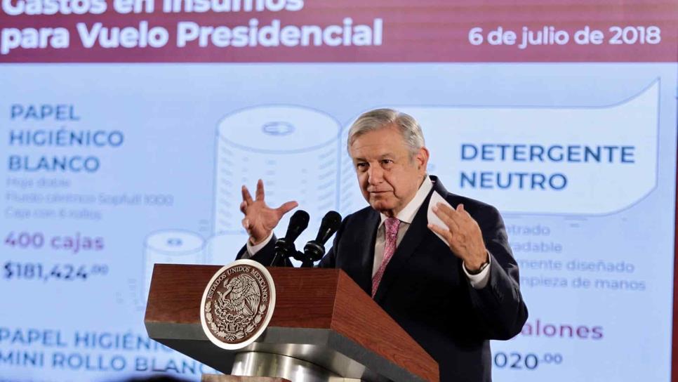 López Obrador revela gastos en insumos durante el gobierno pasado