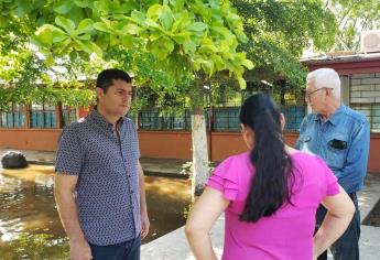 Apoya alcalde de Ahome a escuela primaria de la colonia Anáhuac