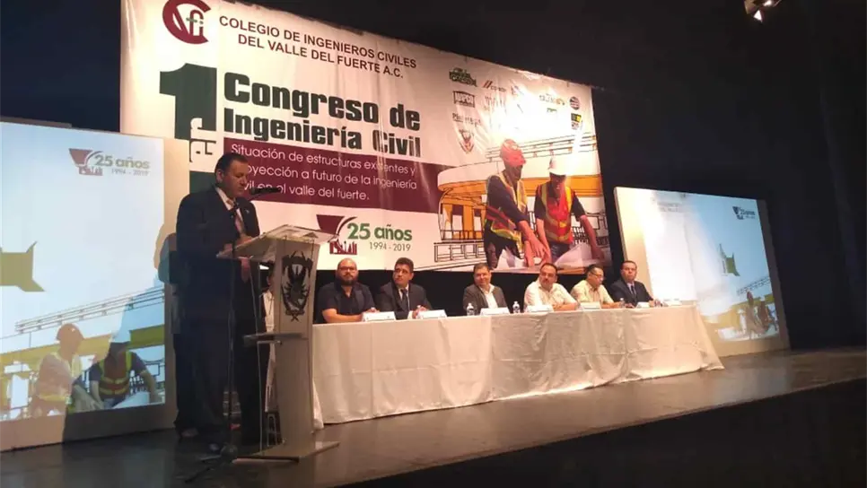 Inauguran primer congreso de Ingenieros Civiles