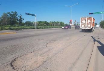 Piden rehabilitación del bulevar Centenario; ya no soportan los baches