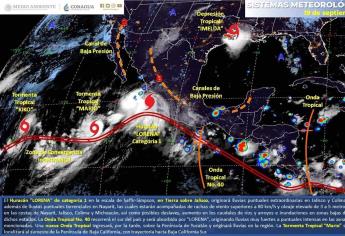 “Lorena” ocasionará lluvias intensas en Sinaloa